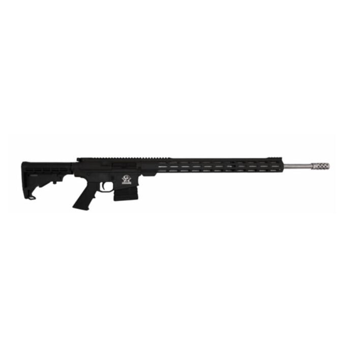 GLFA 243 Win Rifle .243 Win 5rd Magazine 24" 5/8x24 Threaded Barrel Black