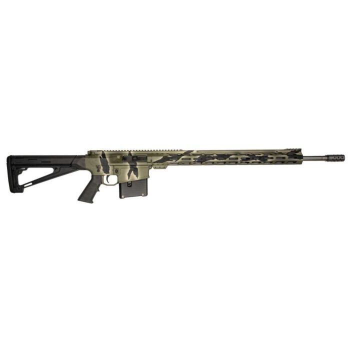 GLFA 300 Win Mag Rifle .300 Win Mag 5rd Magazine 24" 5/8x24 Threaded Barrel Pursuit Green Camo Stainless Steel