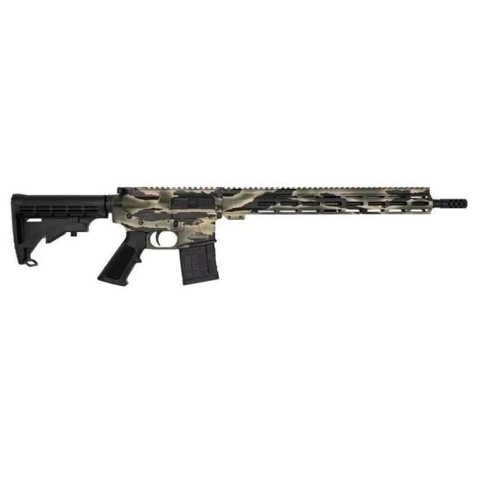 GLFA .223 Wylde Rifle .223 Wylde 30rd Magazine 16" Threaded Barrel Green Camo with 15.25" Handguard