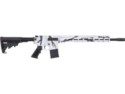 GLFA .223 Wylde Rifle .223 Wylde 30rd Magazine 16" Threaded Barrel Snow Camo with 15.25" Handguard