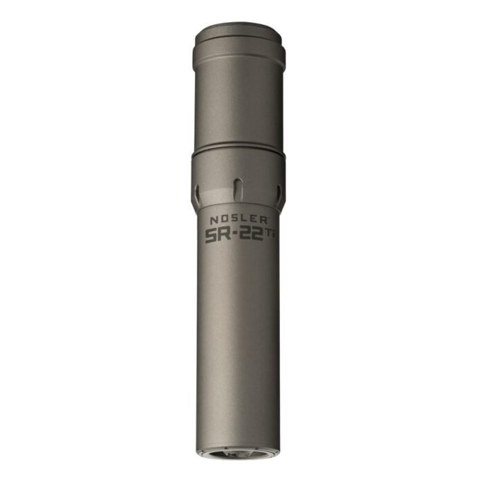 Nosler SR-22 Ti Suppressor 1/2x28 .22 LR 7.53" Grey