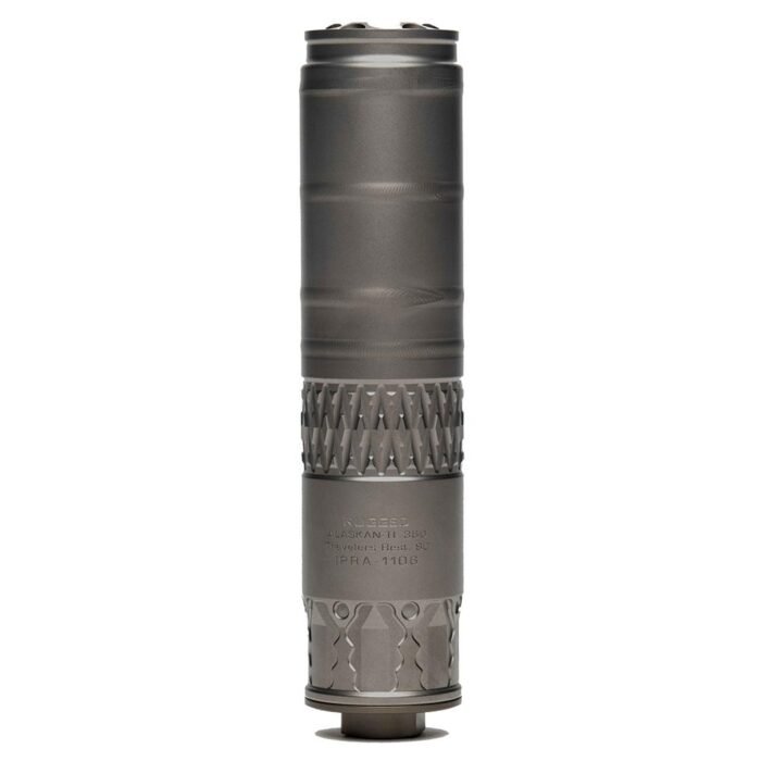 Rugged Alaskan360 Ti Suppressor Taper Lock- 9mm Luger to .338 Lapua - Black