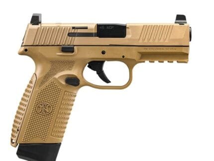 FN 545 MRD NMS Handgun .45 ACP 10rd Magazines (2) 4.1" Barrel FDE