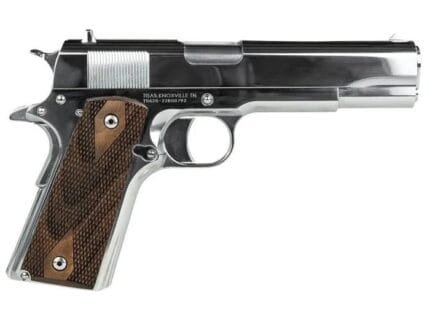 SDS Imports Tisas 1911A1 Regulator Handgun 38 Super or 9mm Luger 9rd Magazines(both Calibers) 5" Barrels Chrome Finish with Wood Grips