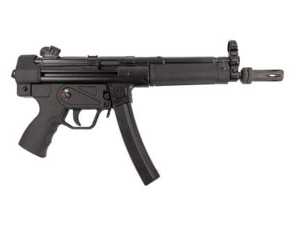 SDS Imports MAC 5 Handgun 9mm Luger 30rd Magazines (2) 8.9" Barrel Black with Sling Cleaning Kit and Case