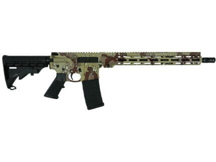 S&W M&P15 "Chocolate Chip Camo" Sport III Rifle 5.56mm 30rd Magazine(1) 16" Barrel MLOK Handguard