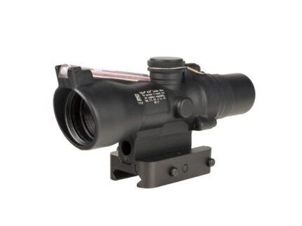 Trijicon Compact ACOG 2x20 Rifle Scope Red 9.2 MOA Triangle Reticle Illuminated Black w/ Mount