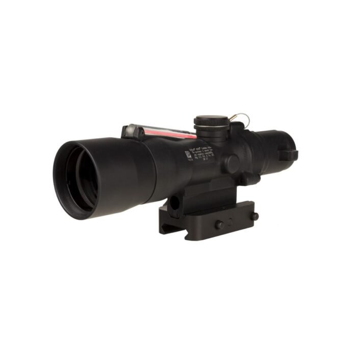 Trijicon Compact ACOG 3x30 Rifle Scope Red Crosshair 300BLK 115/220gr. Illuminated Black