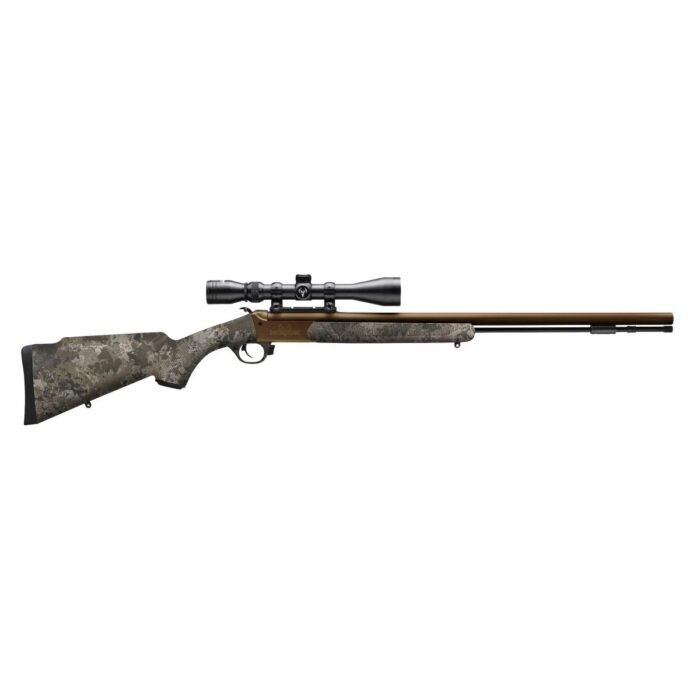 Traditions NitroFire VAPR Scope Package .50 Cal Muzzleloader 26" Barrel Camo and Bronze