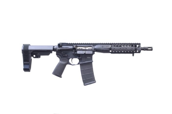LWRC DI Direct Impingement Pistol - Black | 5.56NATO | 10.5" Barrel | SBA3 Brace