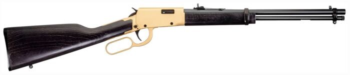 Rossi Rio Bravo Lever Action Rifle - Gold | .22 LR | 18" Barrel | 15rd | Dark Hardwood Stock & Forend