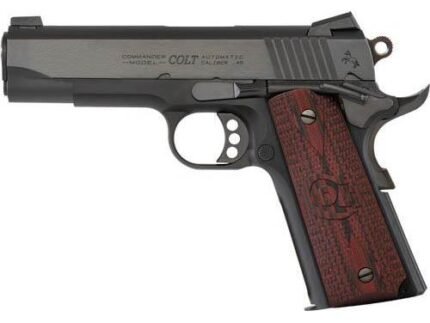 Colt Lightweight Commander Handgun 9mm Luger 8rd Magazine 4.25" Barrel AnodizeBlued Finish