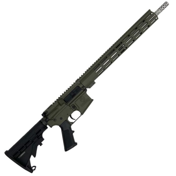 GLFA AR-15 Rifle .223 Wylde 30rd Magazine 16" Barrel OD Green/Stainless Steel with 15.25" Handguard