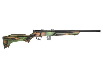 Savage Arms 93 Minimalist Green Rifle 22 WMR 10/rd 18" Barrel Green Wood