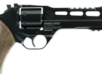 RHINO 9MM REVOLVER 60DS BLK 6 BBL 6RD