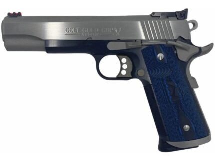 Colt Gold Cup Trophy Handgun .45 Auto 8rd Magazine 5" Barrel Two-Tone Finish G10 Grips Fiber Sights