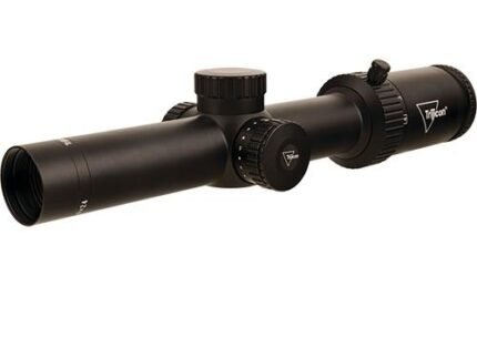 Trijicon Credo 1-4x24 (SFP) 30mm Rifle Scope w/Green MRAD Ranging Low Capped Adjusters