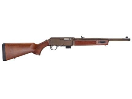 Henry Homesteader M-LOK Brushed Bronze Rifle 9mm Luger 10rd Magazine(1) 16.37" Barrel Walnut Glock Magazine Well