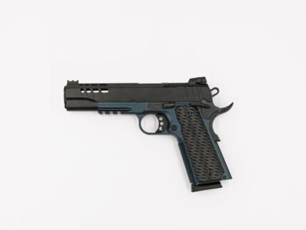 GLFA 1911 Handgun .45 ACP 8rd Magazines (2) 5" Barrel Black Slide Blue Titanium