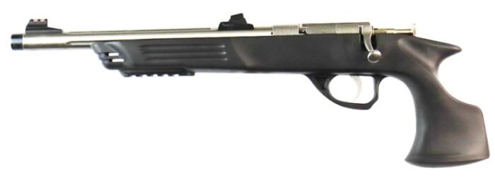 Crickett Adult Pstl 22LR 10.5" TB Blk/SS 1rd