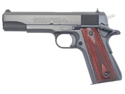 Colt Government Model Handgun .45 Auto 7rd Magazine 5" Barrel Blued Finish Fixed Sights