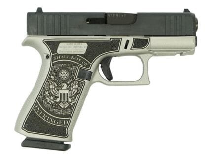 Glock 43X "2nd Amendment" Grey/Black Handgun 9mm Luger 10rd Magazines(2) 3.4" Barrel Accessory Rail USA Made