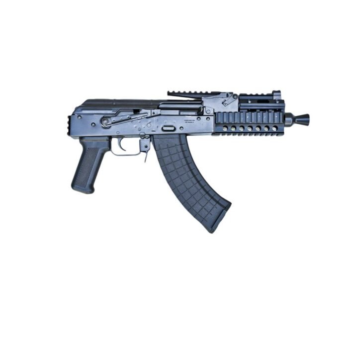 Pioneer Arms Quad-Rail Micro Hellpup PRO AK Pistol 7.62x39 30rd Magazine(2) 7" Barrel Picatinny Optics Rail