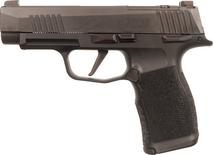 P365XL, 9mm, 3.7" Barrel OR, MS, Black, (2) 10-rd