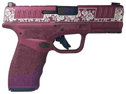 Springfield "Distressed Black Cherry & Roses" Hellcat Pro Handgun 9mm Luger 15rd Magazines(2) 3.7" Barrel