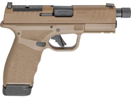 Springfield Armory Hellcat Pro OSP Handgun 9mm Luger 15rd & 17rd Magazines 4.4" Threaded Barrel FDE