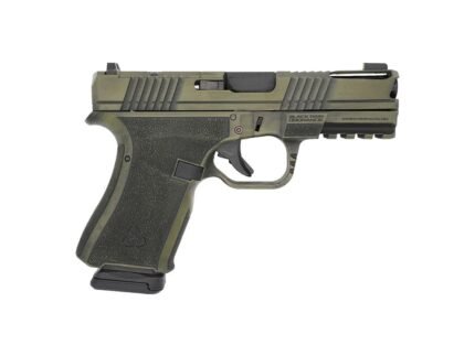 Black Rain Ordnance Frontline+ Handgun 9mm Luger 15rd Magazine 3.75" Barrel Bazooka Green Battleworn