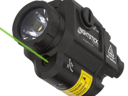Nightstick TCM-10-GL Compact Weapon Light with Green Laser 650 Lumens Black