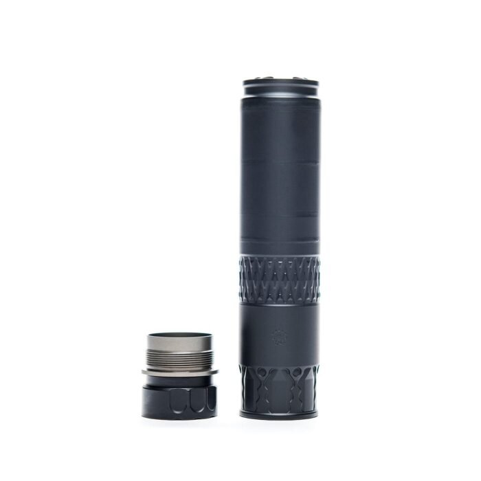 Rugged Alaskan360 Suppressor ADAPT Direct Thread- 9mm Luger to .338 Lapua - Black
