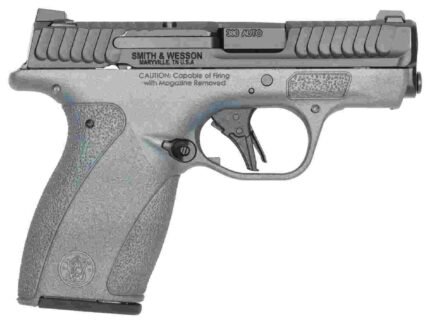 S&W Exclusive "Blue Titanium" M&P Bodyguard 2.0 No Thumb Safety Handgun .380 Auto 10(1)&12(1)rd Magazines 2.75" Barrel Titan Blue Grip