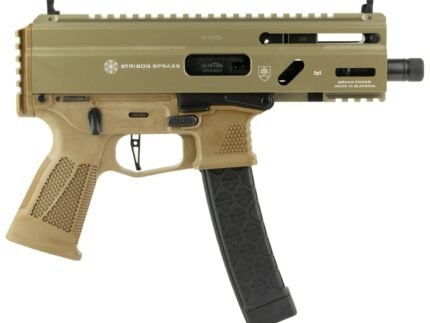 Grand Power Stribog SP9A3S Pistol - FDE | 9mm | 5" Threaded Barrel | 30rd