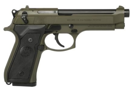 BERETTA 92FS 9MM OD GREEN 4.9" 15+1
