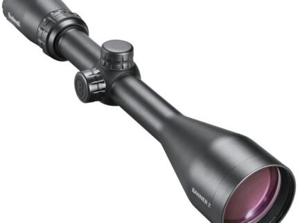 Bushnell Banner 2 Rifle Scope 3-9x50 1" SFP DOA Quick Ballistic Non-Illum. Black with Rings