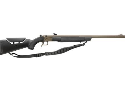 CVA Accura LR-X Muzzleloader Rifle .50 Cal Magnum 30" 3/4x24 Threaded Cerakote FDE Williams Peep Sights