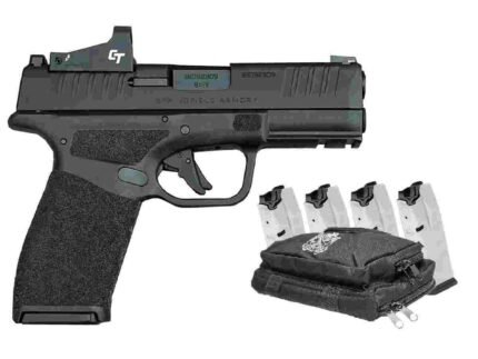 Springfield Hellcat Pro Bundle w/CT-1500 Red Dot  9mm Luger 15rd magazines(5) 3.7" Barrel Range Bag