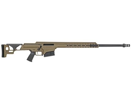 Barrett SMR MRAD Fixed Stock Rifle .338 Norma Magnum 10rd Magazine(1) 26'' Fluted Barrel FDE Finish