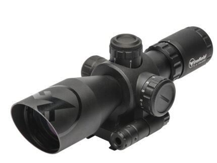 Firefield Barrage Rifle Scope - 2.5-10x40mm Red Laser Mil Dot Reticle Black Matte
