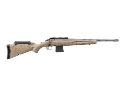Ruger American Rifle Gen II Ranch 5.56 NATO 10rd Magazine 16.1" Fluted Threaded Barrel FDE Splatter Stock