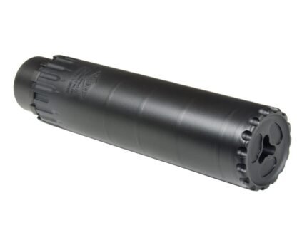 YHM Turbo T3 Suppressor with QD Muzzle Brake 5.56mm Stainless Steel/Cobalt 1/2x28