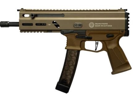 Grand Power Stribog SP9A1 Pistol - FDE | 9mm | 8" Threaded Barrel | 30rd