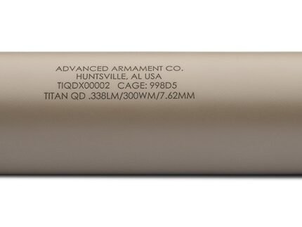 AAC (ADVANCED ARMAMENT) TITAN-QD 338LM FDE SILENCER