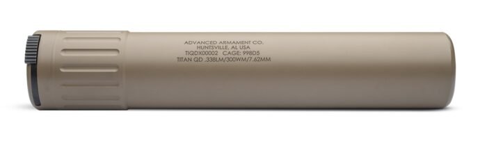 AAC (ADVANCED ARMAMENT) TITAN-QD 338LM FDE SILENCER