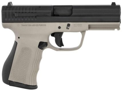 FMK Firearms 9C1G2 FAT Handgun 9mm 14/rd 4" Barrel Titanium Grey Grip with Black Slide