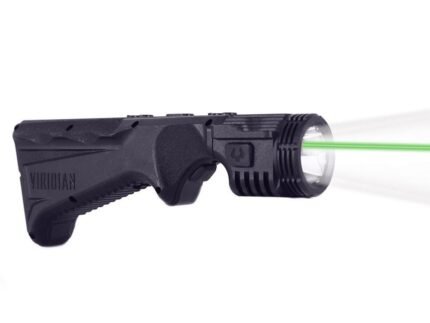 Viridian 4LUX 2K DUO Angled Foregrip w Integrated Tactical Weapon Light Green Laser SAFECharge
