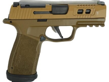 Sig Sauer P365 Two-Tone Brown XMACRO TACOPS Handgun 9mm Luger 17rd Magazines(4) 3.7" Barrel