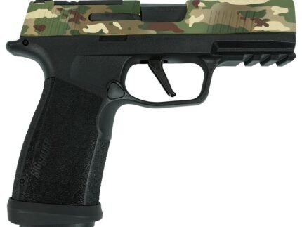 Sig Sauer P365 "MuiltiCam" XMACRO TACOPS Handgun 9mm Luger 17rd Magazines(4) 3.7" Barrel Black Grip